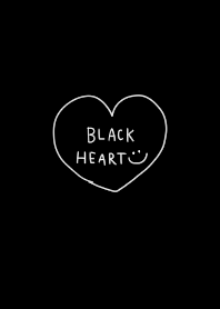 Black and white heart. Pink Heart.