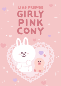GIRLY PINK CONY