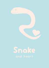 Snake & heart mizuiro