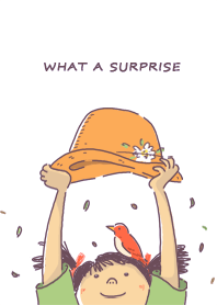 帽子女孩：Surprise！
