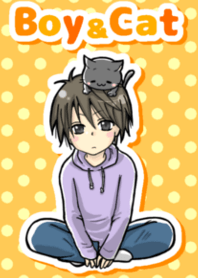 Boy & Cat