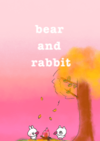 bear and rabbit fall