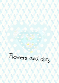 Flowers and dots
