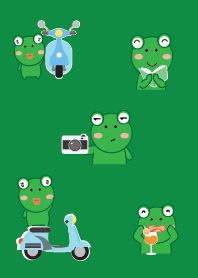 Simple Cute frog theme v.3