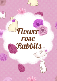 Flower rose rabbit