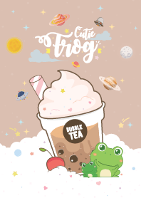 Frog Bubble Tea Brown