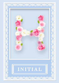 イニシャルH✿薔薇