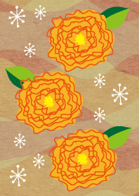 An orange flower-Kraft-joc