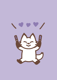 推し色きつね(purple)