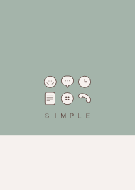 シンプル（beige green)V.350
