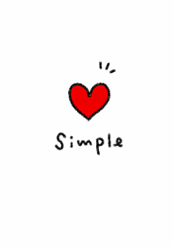 simple heart cute3.