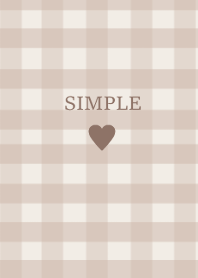 SIMPLE HEART :)check beigebrown