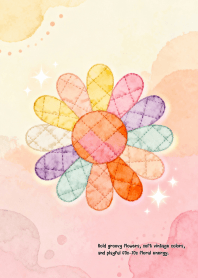 Retro Flower Power Motifs