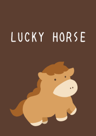 LUCKY HORSE THEME/DEEP BROWN