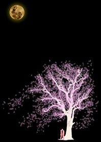 Under the Cherry Blossom Tree (Black)