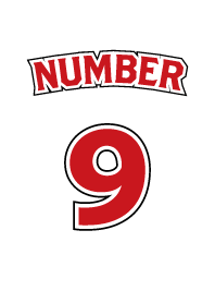 Number 9 White x Red version