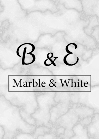 B&E-Marble&White-Initial