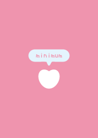 simple love heart Theme speech balloon07