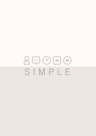 SIMPLE(beige ivory)V.7