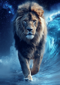 Lion Striding on the Starry Sea