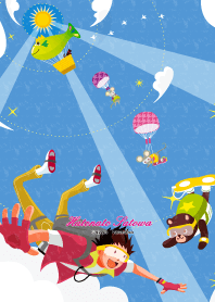 鼠和熊和男孩[跳伞]［春・夏季］+