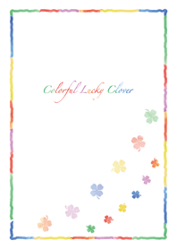 オトナ可愛い♣カラフルラッキークローバー