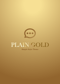 Plain Gold シンプルなゴールド