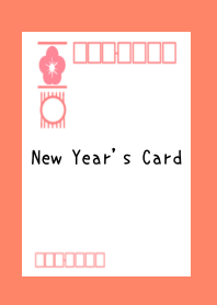 New Year's Card/APRICOT COLOR