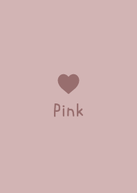 Heart -Dullness Pink-