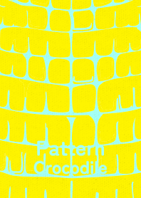 Pattern Crocodile Pale lemon