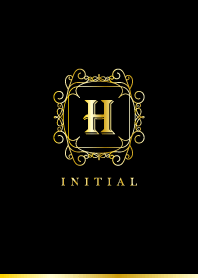 GOLD INITIAL -H-