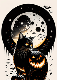 halloween cat DCE1f0