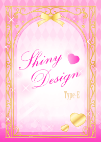 Shiny Design Type-E Pink Heart