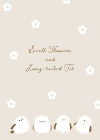 beige Flowers and Long-tailed Tit 03_2