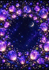 Starry Night Tulip Wreath