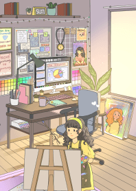 doing my hobby: all about art!