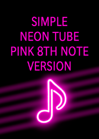 SIMPLE NEON TUBE PINK 8TH NOTE VERSION