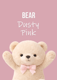 Plush Bear 2 - Dusty Pink