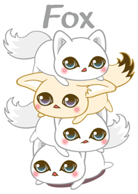 Arctic Fox as white as snow Theme 2