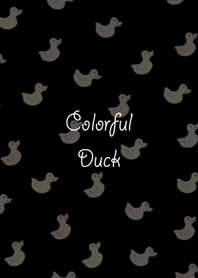 colorful duckling-classic black