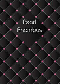 PEARL RHOMBUS BLACK & PEACH