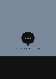 SIMPLE(black blue)V.1703b