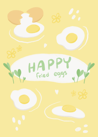 Simple happy fried eggs :)
