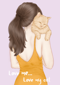 Girl theme 9 (love me love my cat)