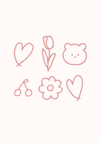 Happy everyday:)ivorypink