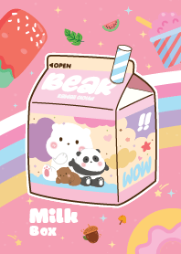 Three Bears Sweets Milk Box