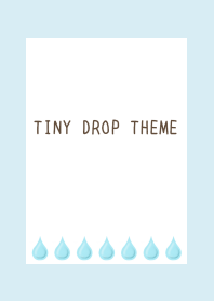 TINY DROP THEMEj-LIGHT BLUE-YELLOW