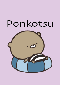 Purple : Summer bear Ponkotsu 6
