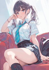 學院風美少女 3