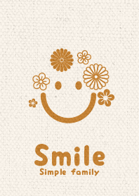 Smile flower ver_Brown4